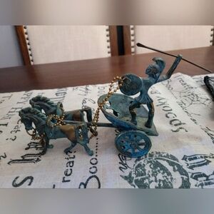 Greek chariot statue